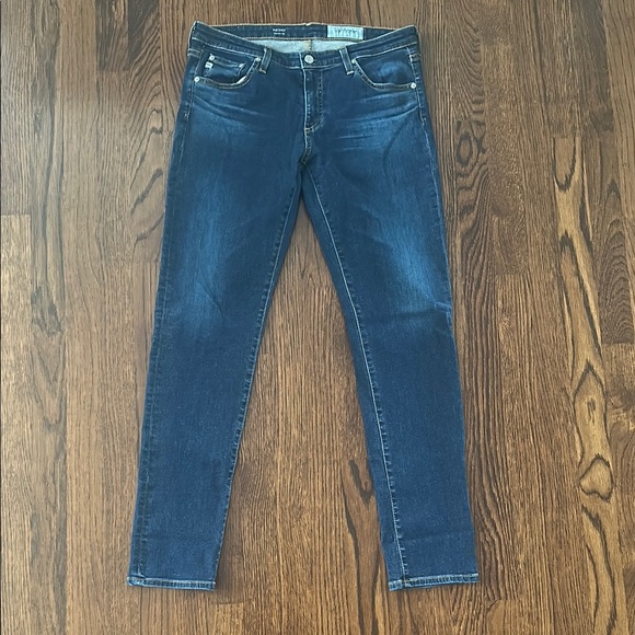 AG Adriano Goldschmied AG-ED Women’s The Stilt Cigarette Leg Blue Jeans Size 30R - Picture 1 of 10